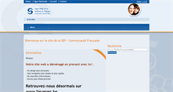 Desktop Screenshot of ligue.ms-sep.be
